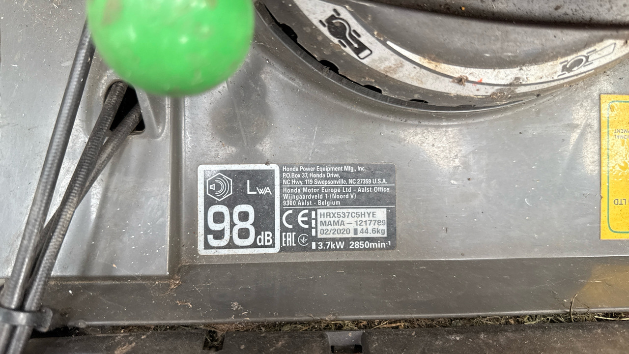 HONDA HRX537 C5HYE - מכסחת גינה: תמונה 5 HONDA HRX537 C5HYE - מכסחת גינה: תמונה 5