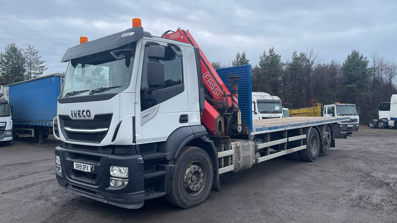 IVECO STRALIS 360 - משאית צד נופל/ שטוחה, משאית מנוף: תמונה 2 IVECO STRALIS 360 - משאית צד נופל/ שטוחה, משאית מנוף: תמונה 2