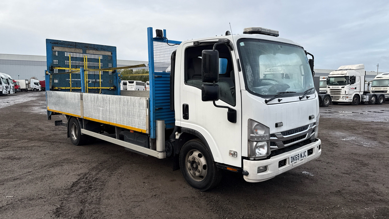Isuzu N75 190 - משאית צד נופל/ שטוחה: תמונה 1 Isuzu N75 190 - משאית צד נופל/ שטוחה: תמונה 1