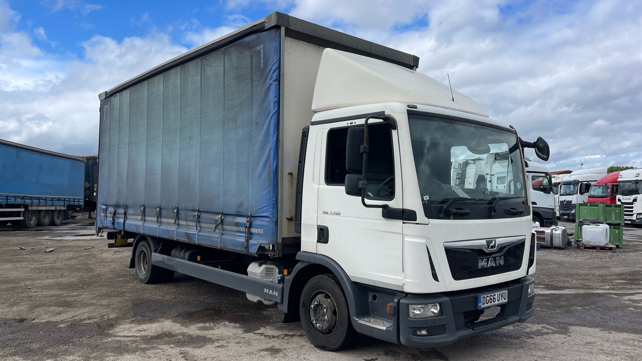 MAN TGL 7.150 - משאית וילונות צד: תמונה 1 MAN TGL 7.150 - משאית וילונות צד: תמונה 1