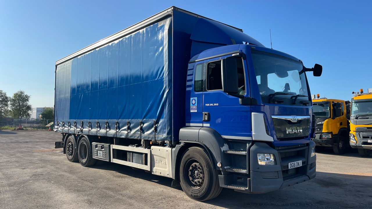MAN TGS 26.360 - משאית וילונות צד: תמונה 1 MAN TGS 26.360 - משאית וילונות צד: תמונה 1