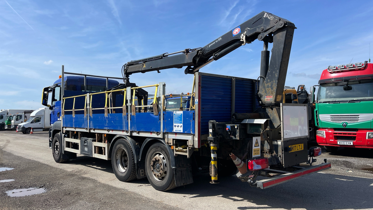 MAN TGS 26.360 - משאית צד נופל/ שטוחה, משאית מנוף: תמונה 3 MAN TGS 26.360 - משאית צד נופל/ שטוחה, משאית מנוף: תמונה 3
