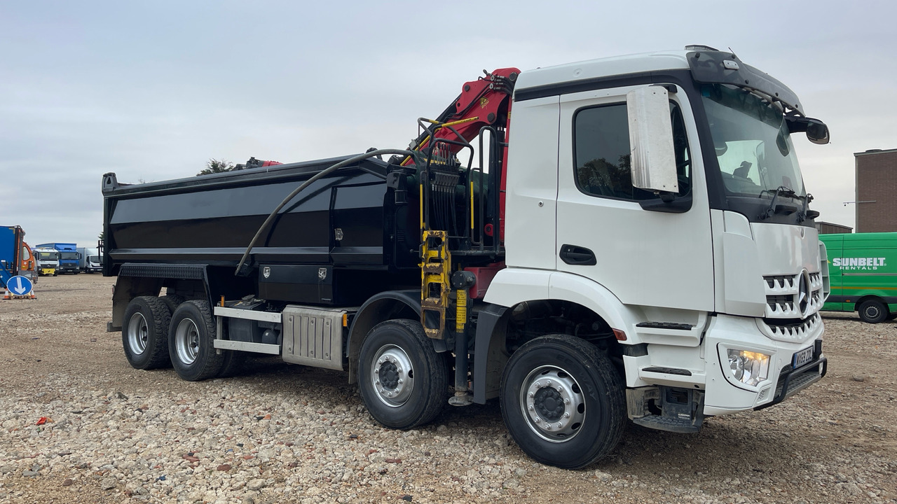 MERCEDES-BENZ AROCS - מזהיר, משאית מנוף: תמונה 1 MERCEDES-BENZ AROCS - מזהיר, משאית מנוף: תמונה 1
