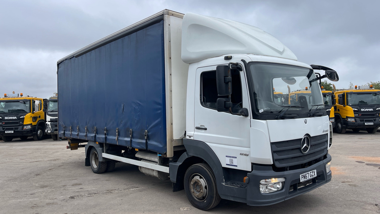 MERCEDES-BENZ ATEGO 816 - משאית וילונות צד: תמונה 1 MERCEDES-BENZ ATEGO 816 - משאית וילונות צד: תמונה 1