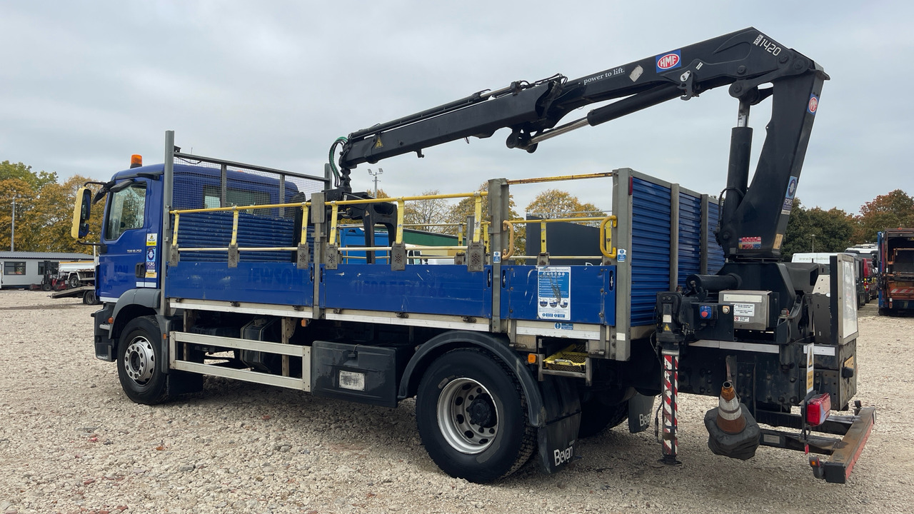 Man TGM 18.250 - משאית צד נופל/ שטוחה, משאית מנוף: תמונה 3 Man TGM 18.250 - משאית צד נופל/ שטוחה, משאית מנוף: תמונה 3