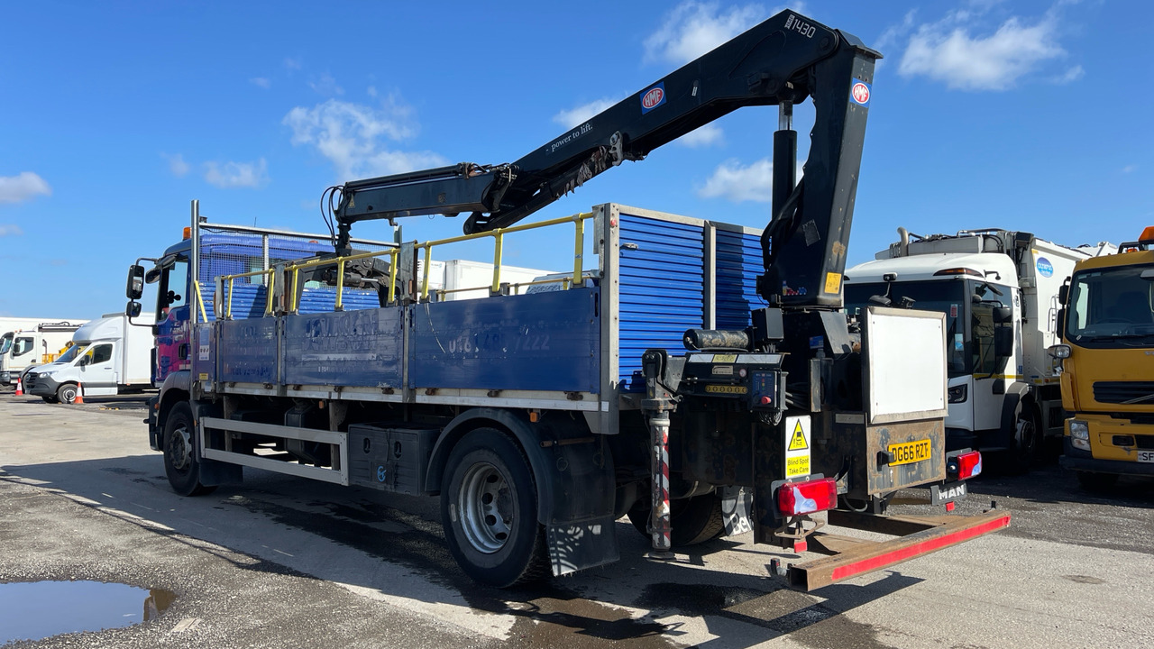 Man TGM 18.250 - משאית צד נופל/ שטוחה, משאית מנוף: תמונה 3 Man TGM 18.250 - משאית צד נופל/ שטוחה, משאית מנוף: תמונה 3