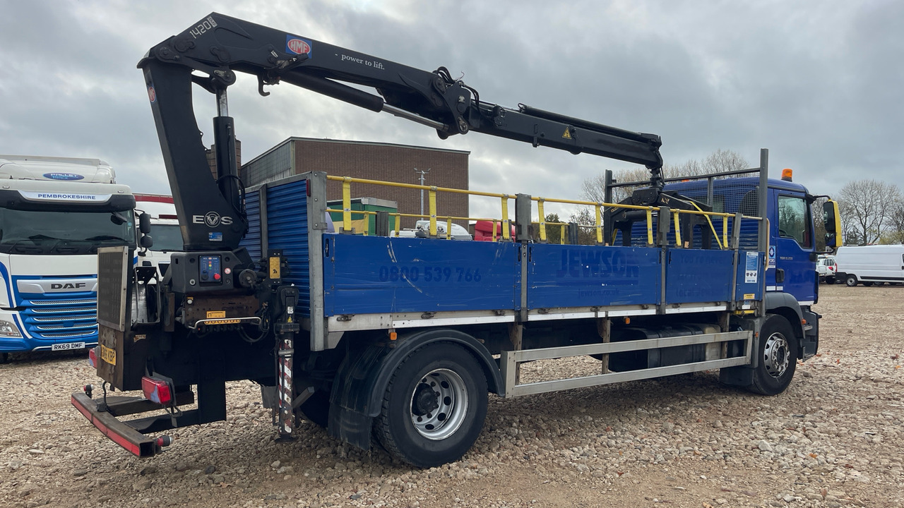 Man TGM 18.250 - משאית צד נופל/ שטוחה, משאית מנוף: תמונה 4 Man TGM 18.250 - משאית צד נופל/ שטוחה, משאית מנוף: תמונה 4