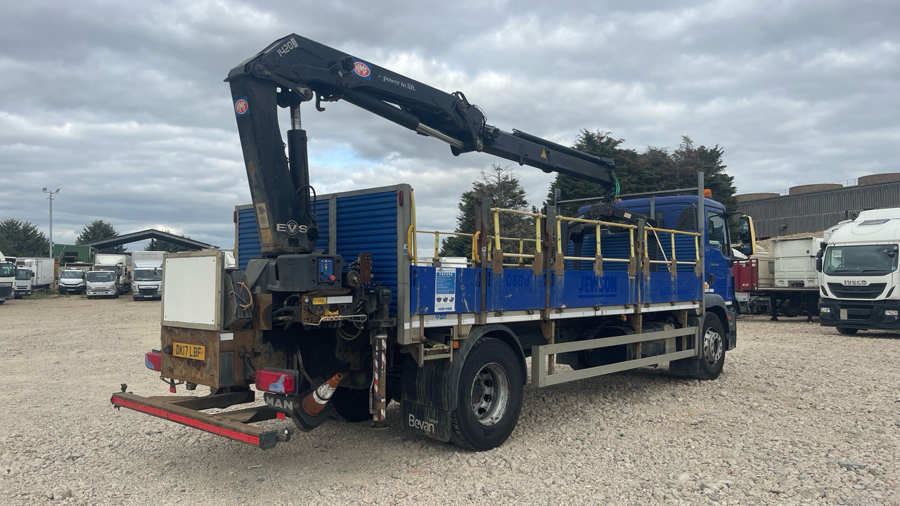 Man TGM 18.250 - משאית צד נופל/ שטוחה, משאית מנוף: תמונה 4 Man TGM 18.250 - משאית צד נופל/ שטוחה, משאית מנוף: תמונה 4