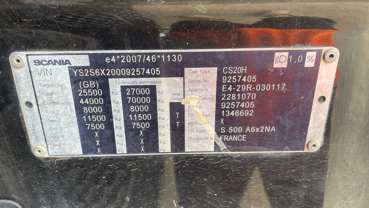 יחידת טרקטור SCANIA S  500: תמונה 12