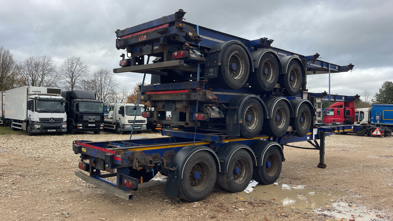 SDC SLIDING SKELETAL STACK OF 3 - קרון נגרר: תמונה 5 SDC SLIDING SKELETAL STACK OF 3 - קרון נגרר: תמונה 5