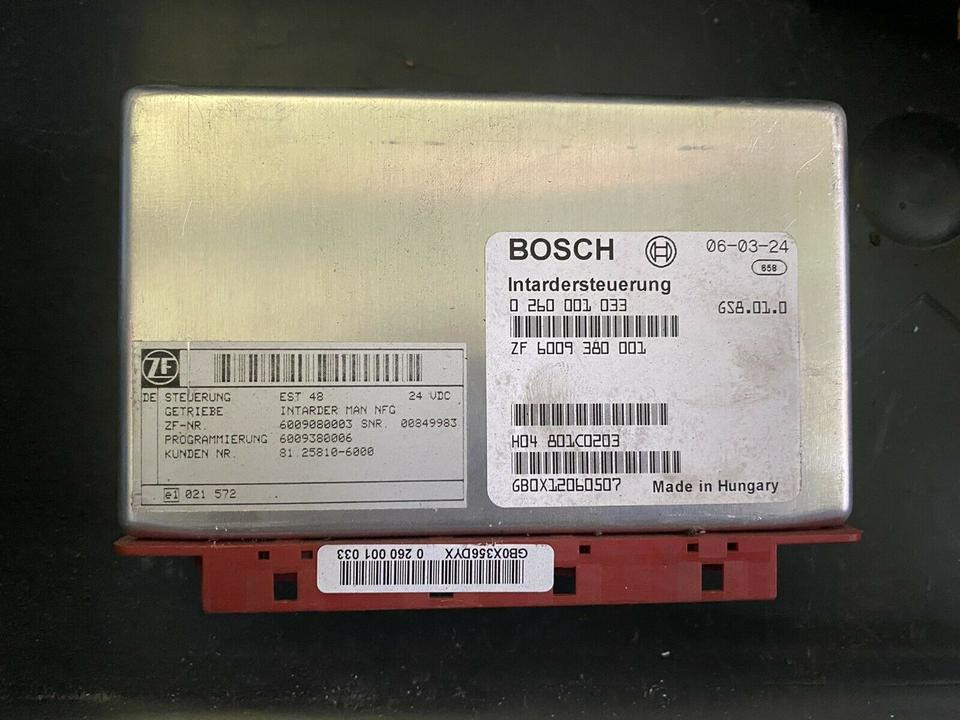 BOSCH Intardersteuerung 0260001033 ZF 6009380001 MAN 81258106000 - ECU עבור משאית: תמונה 4 BOSCH Intardersteuerung 0260001033 ZF 6009380001 MAN 81258106000 - ECU עבור משאית: תמונה 4