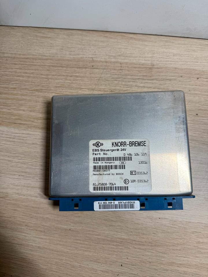 MAN KNORR-BREMSE EBS Steuergerät 81.25808-7064 - ECU עבור משאית: תמונה 2 MAN KNORR-BREMSE EBS Steuergerät 81.25808-7064 - ECU עבור משאית: תמונה 2