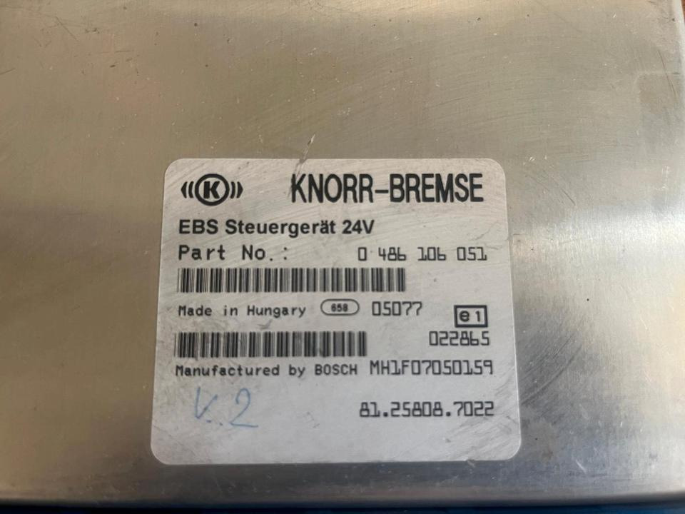 MAN Knorr-bremse EBS Steuergerät 81.25808.7022 - ECU עבור משאית: תמונה 2 MAN Knorr-bremse EBS Steuergerät 81.25808.7022 - ECU עבור משאית: תמונה 2