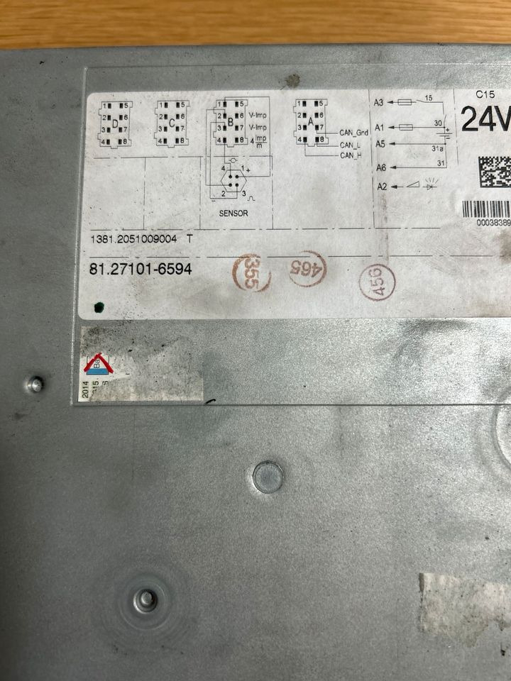 MAN Tachograph 81.27101-6594 - טכוגרף עבור משאית: תמונה 3 MAN Tachograph 81.27101-6594 - טכוגרף עבור משאית: תמונה 3