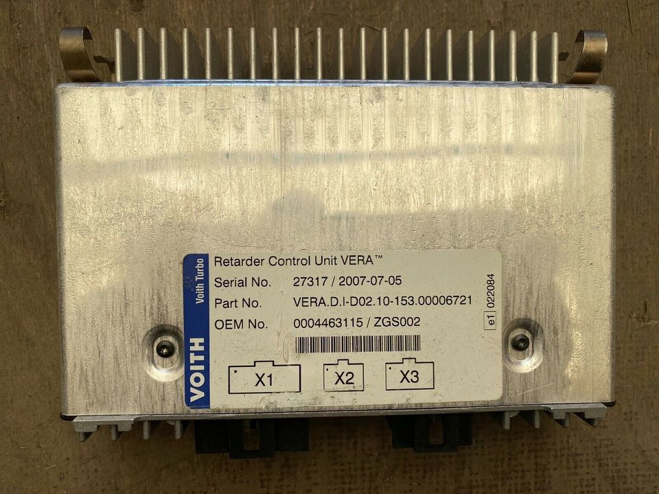 Mercedes Actros MP2 VOITH Retarder Control Unit 0004463115 - ECU עבור משאית: תמונה 2 Mercedes Actros MP2 VOITH Retarder Control Unit 0004463115 - ECU עבור משאית: תמונה 2