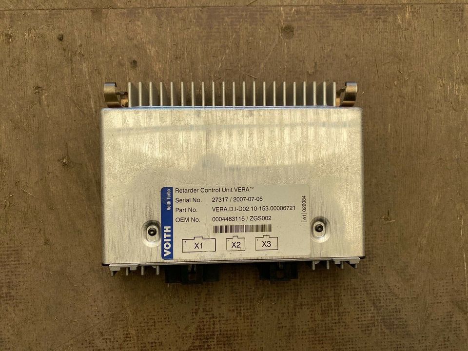 Mercedes Actros MP2 VOITH Retarder Control Unit 0004463115 - ECU עבור משאית: תמונה 1 Mercedes Actros MP2 VOITH Retarder Control Unit 0004463115 - ECU עבור משאית: תמונה 1
