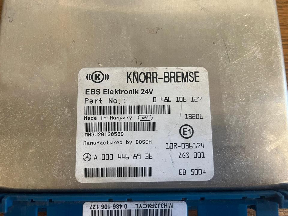 Mercedes Actros MP4 KNORR-BREMSE EBS Steuergerät A0004468936 - ECU עבור משאית: תמונה 3 Mercedes Actros MP4 KNORR-BREMSE EBS Steuergerät A0004468936 - ECU עבור משאית: תמונה 3