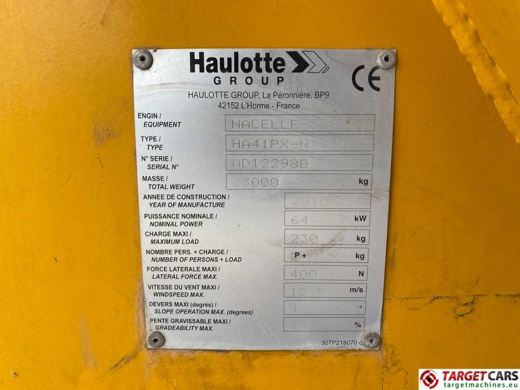 זרוע מרפקי Haulotte HA41PX NT Diesel 4x4 Articulated Boom Lift 4100cm: תמונה 10