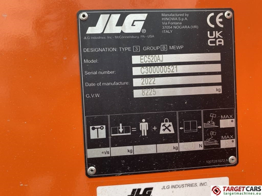 חָדָשׁ זרוע מרפקי JLG EC520AJ Electric Articulated Boom Work Lift 1800cm: תמונה 10 חָדָשׁ זרוע מרפקי JLG EC520AJ Electric Articulated Boom Work Lift 1800cm: תמונה 10