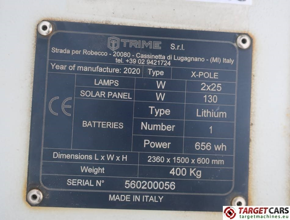 הַחכָּרָה Trime X-Pole 2x25W Led Solar Tower Light Trime X-Pole 2x25W Led Solar Tower Light: תמונה 10 הַחכָּרָה Trime X-Pole 2x25W Led Solar Tower Light Trime X-Pole 2x25W Led Solar Tower Light: תמונה 10