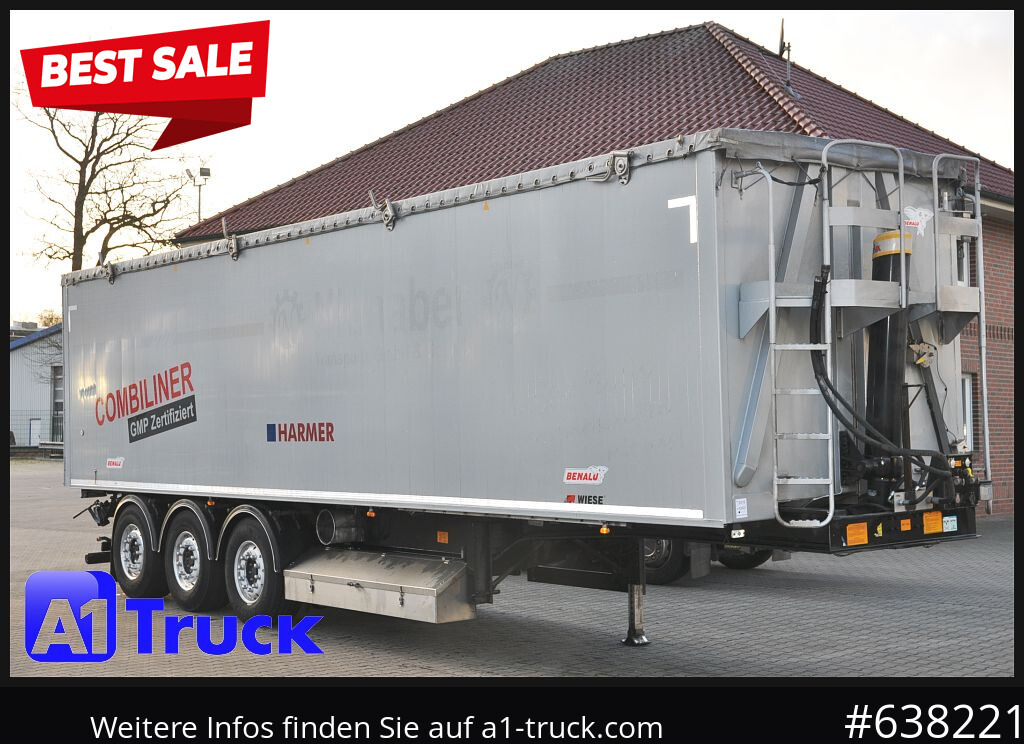 BENALU Kombiliner Gülle Tank + Kipper fest34m³ flüssig 26m³, Tüv neu, - סמיטריילר מכל: תמונה 1 BENALU Kombiliner Gülle Tank + Kipper fest34m³ flüssig 26m³, Tüv neu, - סמיטריילר מכל: תמונה 1