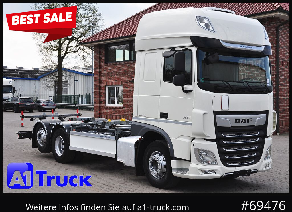 DAF XF 480 FAN Intarder, Lenkachse, - מוביל מכולות/ משאית החלפת גוף: תמונה 1 DAF XF 480 FAN Intarder, Lenkachse, - מוביל מכולות/ משאית החלפת גוף: תמונה 1