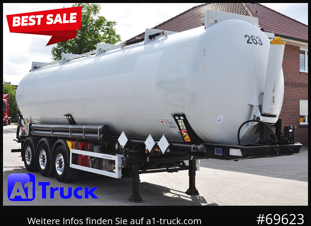 FELDBINDER KIP 52/7000/A/2, Kippsilo 52.3 ADR, 52m³, 52000 Liter - סמיטריילר Silo: תמונה 1 FELDBINDER KIP 52/7000/A/2, Kippsilo 52.3 ADR, 52m³, 52000 Liter - סמיטריילר Silo: תמונה 1