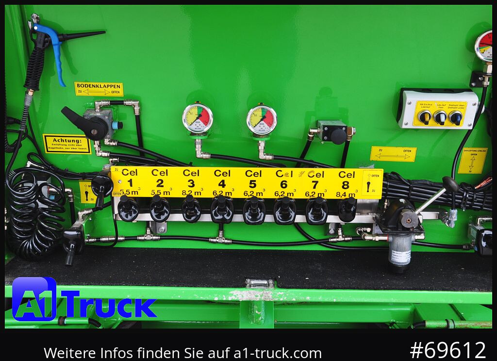 HEITLING Welgro WSL-97-43-2 52m³, Futter, 8 Kammern - סמיטריילר Silo: תמונה 4 HEITLING Welgro WSL-97-43-2 52m³, Futter, 8 Kammern - סמיטריילר Silo: תמונה 4