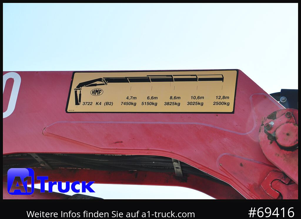 IVECO 420 6x4, HMF3722 Jib Funk Seilwinde, - משאית מנוף: תמונה 3 IVECO 420 6x4, HMF3722 Jib Funk Seilwinde, - משאית מנוף: תמונה 3
