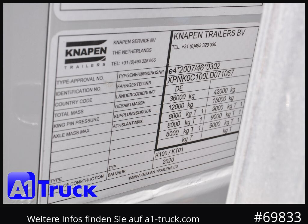 KNAPEN K100, HD Heavy Duty, 90m³, Funk - סמיטריילר עם רצפת הליכה: תמונה 5 KNAPEN K100, HD Heavy Duty, 90m³, Funk - סמיטריילר עם רצפת הליכה: תמונה 5