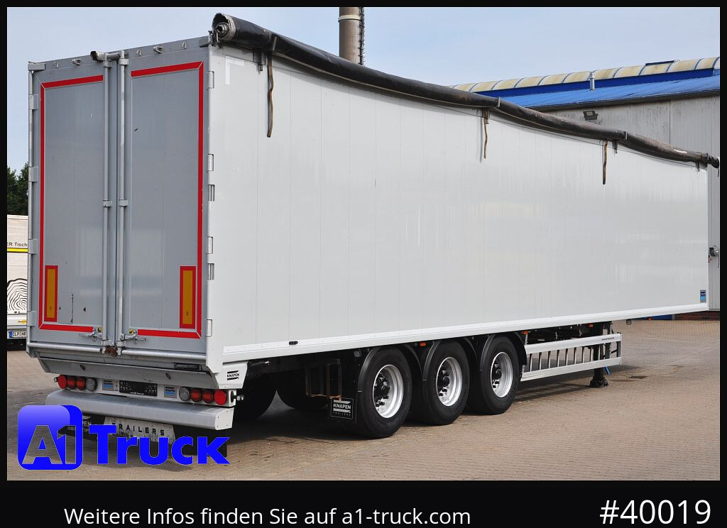סמיטריילר עם רצפת הליכה KNAPEN K100, Liftachse, Funk ca. 90m³: תמונה 9