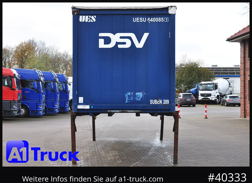 KRONE 7.45 BDF Wechselbrücke, Schiebeplane - גוף החלפה עם וילונות צד: תמונה 2 KRONE 7.45 BDF Wechselbrücke, Schiebeplane - גוף החלפה עם וילונות צד: תמונה 2