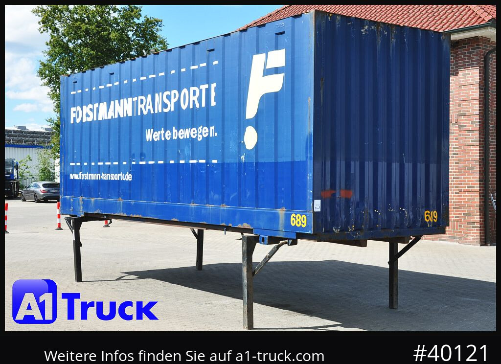 KRONE BDF 7,82 Container, 2700mm Innenhöhe, Portaltür - מכולת משלוח: תמונה 1 KRONE BDF 7,82 Container, 2700mm Innenhöhe, Portaltür - מכולת משלוח: תמונה 1