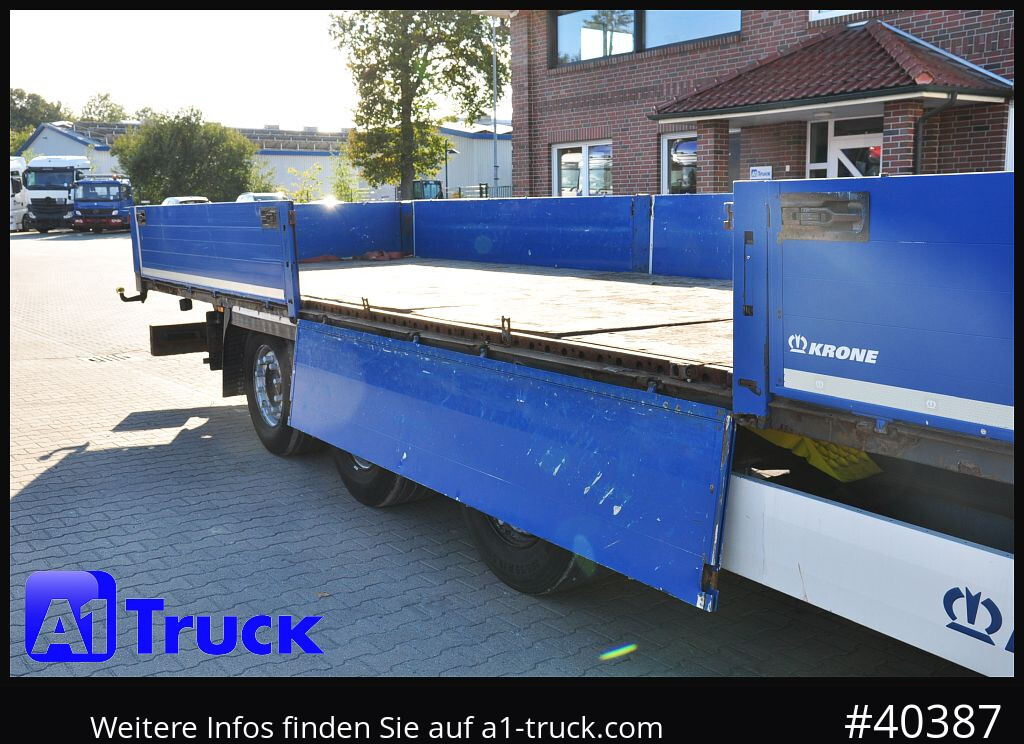 KRONE Mega, Pritsche, 1 Vorbesitzer, TÜV 01-2026, Staplerhalterung - סמיטריילר צד נופל/ שטוח: תמונה 2 KRONE Mega, Pritsche, 1 Vorbesitzer, TÜV 01-2026, Staplerhalterung - סמיטריילר צד נופל/ שטוח: תמונה 2