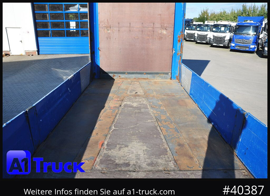 KRONE Mega, Pritsche, 1 Vorbesitzer, TÜV 01-2026, Staplerhalterung - סמיטריילר צד נופל/ שטוח: תמונה 4 KRONE Mega, Pritsche, 1 Vorbesitzer, TÜV 01-2026, Staplerhalterung - סמיטריילר צד נופל/ שטוח: תמונה 4