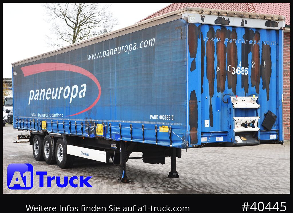 KRONE SD Tautliner, Code XL, BPW - סמיטריילר עם וילונות צד: תמונה 1 KRONE SD Tautliner, Code XL, BPW - סמיטריילר עם וילונות צד: תמונה 1