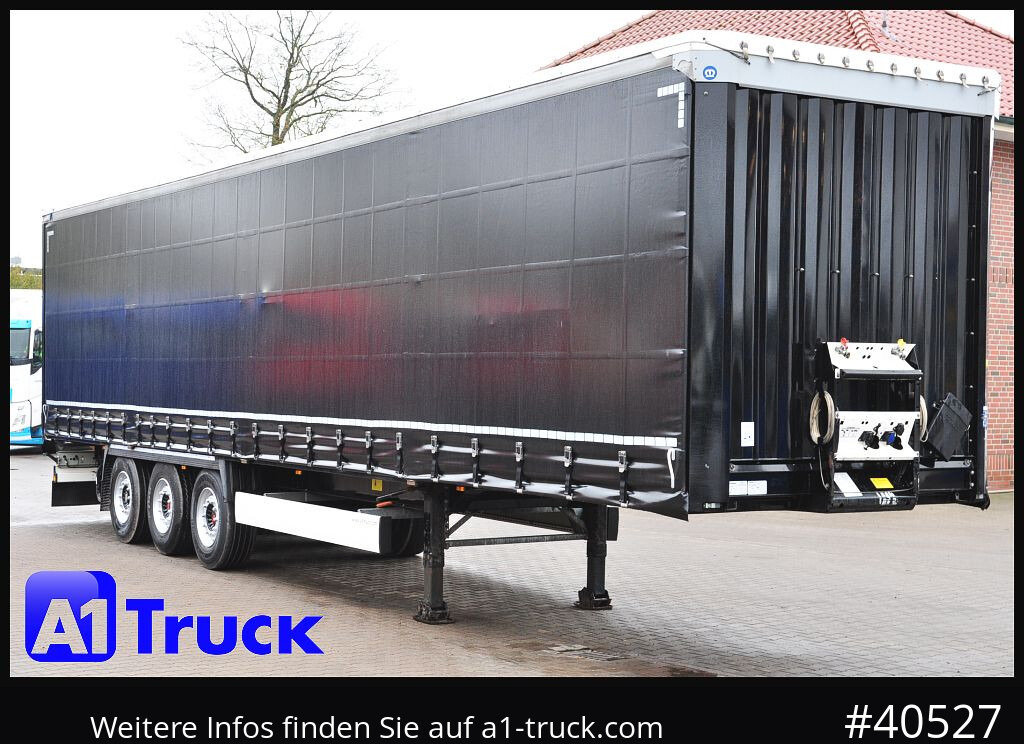 KRONE SD, Tautliner, neue Plane, 202.590km, 1 Vorbesitzer - סמיטריילר עם וילונות צד: תמונה 1 KRONE SD, Tautliner, neue Plane, 202.590km, 1 Vorbesitzer - סמיטריילר עם וילונות צד: תמונה 1