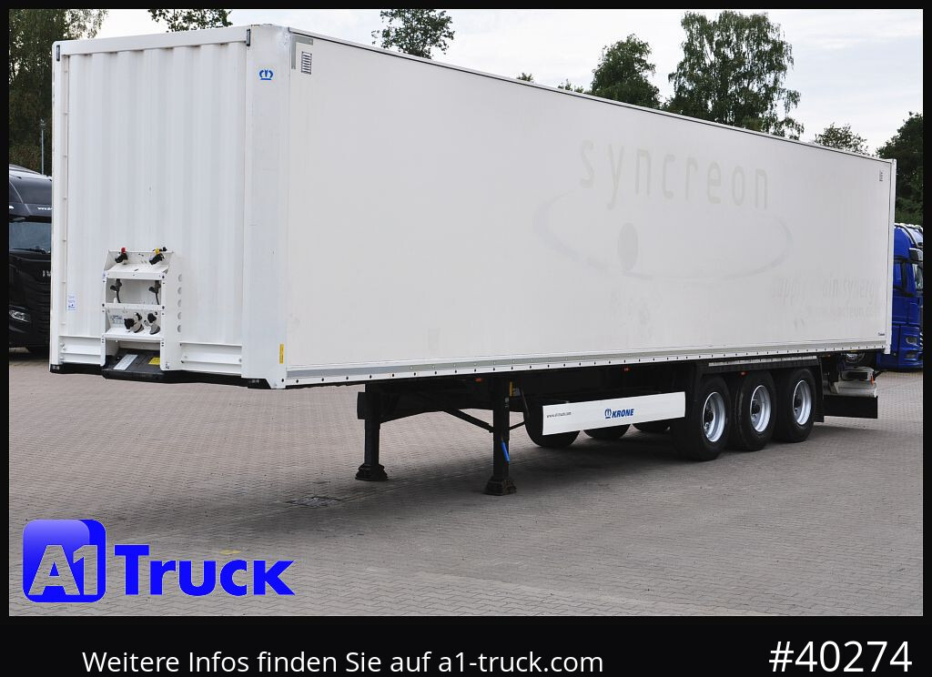 KRONE SDK 27, Koffer, 1 Vorbesitzer, Plywood, - סמיטריילר בתיבה סגורה: תמונה 3 KRONE SDK 27, Koffer, 1 Vorbesitzer, Plywood, - סמיטריילר בתיבה סגורה: תמונה 3