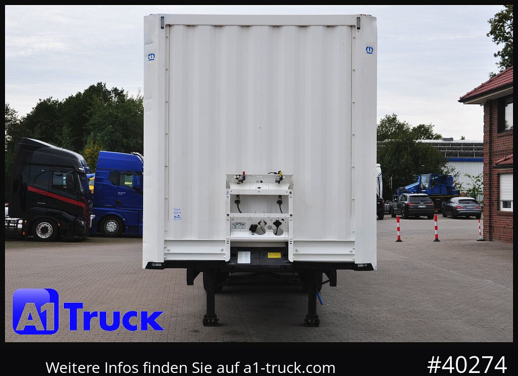 KRONE SDK 27, Koffer, 1 Vorbesitzer, Plywood, - סמיטריילר בתיבה סגורה: תמונה 4 KRONE SDK 27, Koffer, 1 Vorbesitzer, Plywood, - סמיטריילר בתיבה סגורה: תמונה 4