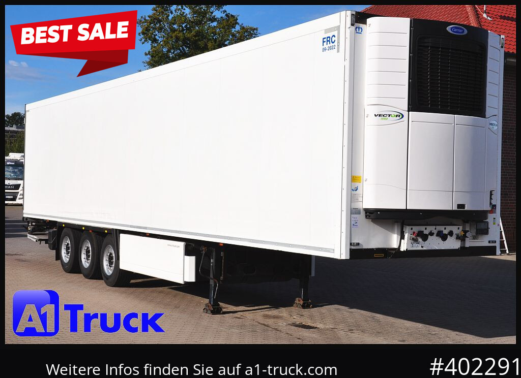 KRONE SDR 27 Carrier 1950. LBW, Taillift,Blumen, 3077Std. - סמיטריילר עם קירור: תמונה 1 KRONE SDR 27 Carrier 1950. LBW, Taillift,Blumen, 3077Std. - סמיטריילר עם קירור: תמונה 1