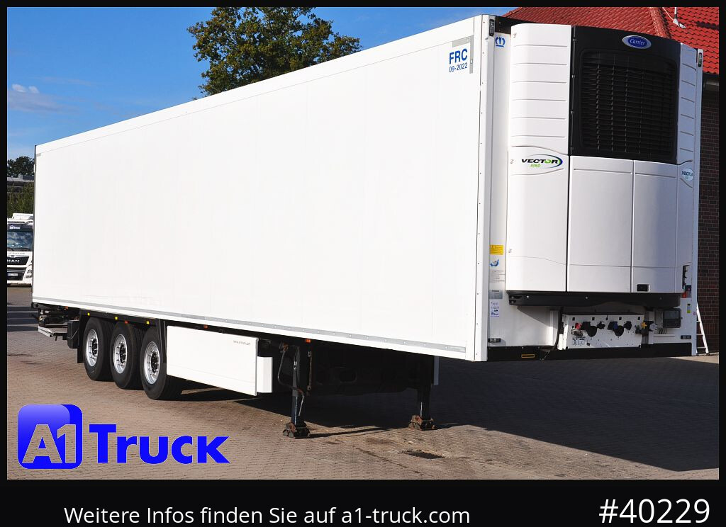 KRONE SDR 27 Carrier 1950. LBW, Taillift,Blumen, 3077Std. - סמיטריילר עם קירור: תמונה 1 KRONE SDR 27 Carrier 1950. LBW, Taillift,Blumen, 3077Std. - סמיטריילר עם קירור: תמונה 1
