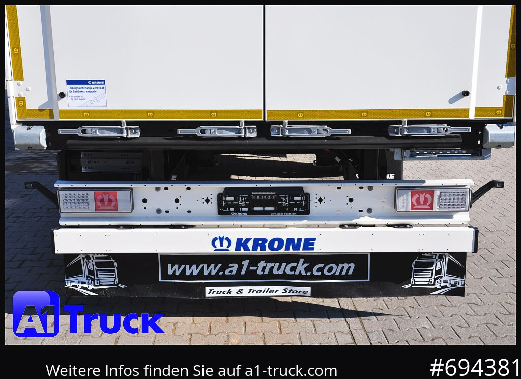 KRONE SZ 2 achs Koffer, Code XL, VDI 2700, SOFORT - סמיטריילר בתיבה סגורה: תמונה 3 KRONE SZ 2 achs Koffer, Code XL, VDI 2700, SOFORT - סמיטריילר בתיבה סגורה: תמונה 3