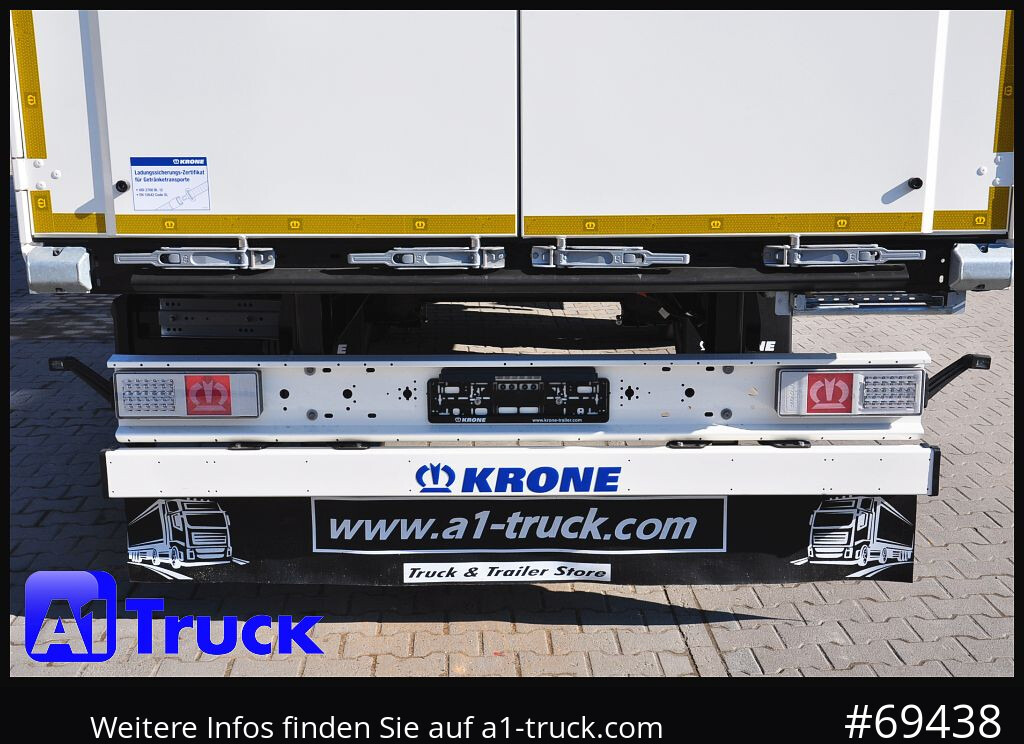 KRONE SZ 2 achs Koffer, Code XL, VDI 2700, SOFORT - סמיטריילר בתיבה סגורה: תמונה 4 KRONE SZ 2 achs Koffer, Code XL, VDI 2700, SOFORT - סמיטריילר בתיבה סגורה: תמונה 4
