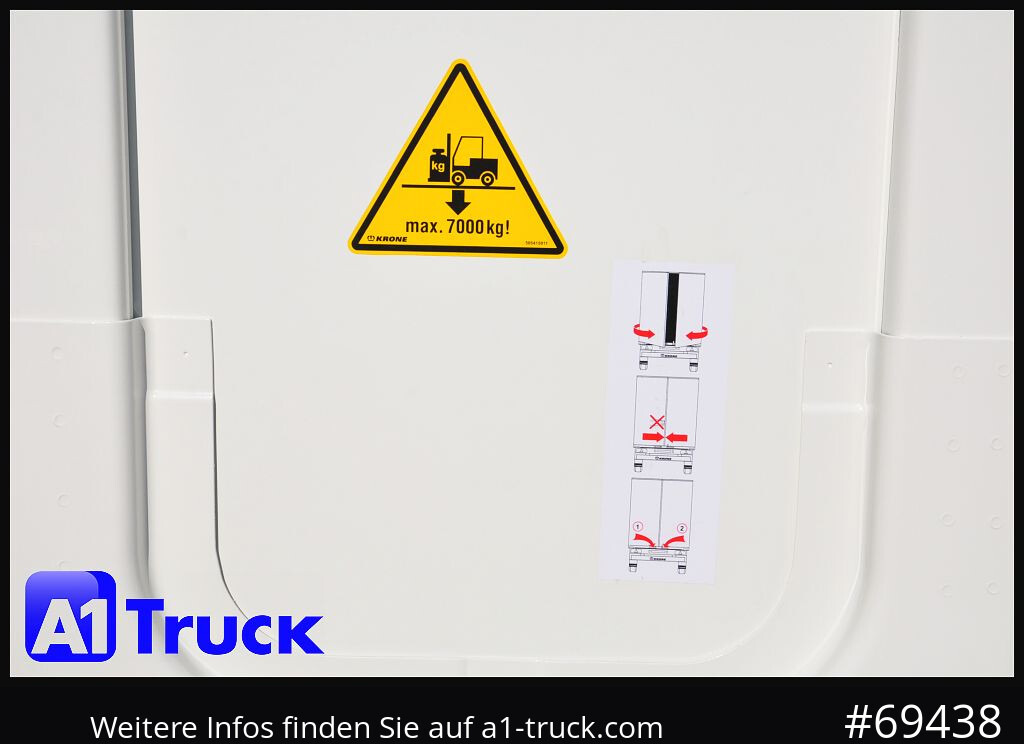 KRONE SZ 2 achs Koffer, Code XL, VDI 2700, SOFORT - סמיטריילר בתיבה סגורה: תמונה 5 KRONE SZ 2 achs Koffer, Code XL, VDI 2700, SOFORT - סמיטריילר בתיבה סגורה: תמונה 5