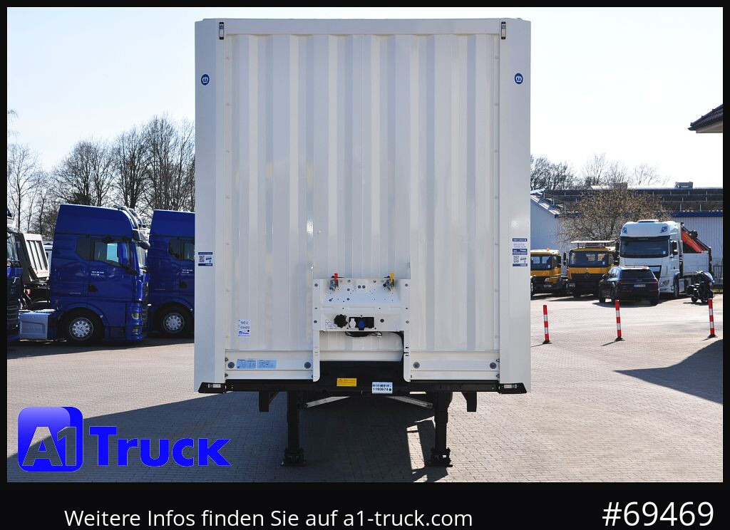 KRONE SZ 2 achs Koffer, Code XL, VDI 2700, SOFORT - סמיטריילר בתיבה סגורה: תמונה 2 KRONE SZ 2 achs Koffer, Code XL, VDI 2700, SOFORT - סמיטריילר בתיבה סגורה: תמונה 2