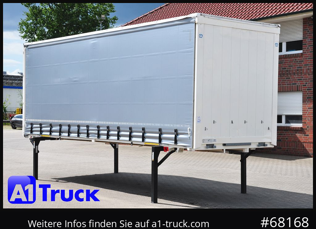 גוף החלפה עם וילונות צד KRONE Wechselbrücke 7,82 , neue Plane, 2650mm innen: תמונה 1