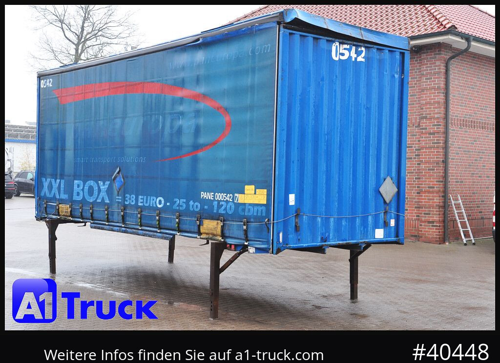 KRONE Wechselbrücke Jumbo BDF 7,82 - גוף החלפה עם וילונות צד: תמונה 1 KRONE Wechselbrücke Jumbo BDF 7,82 - גוף החלפה עם וילונות צד: תמונה 1