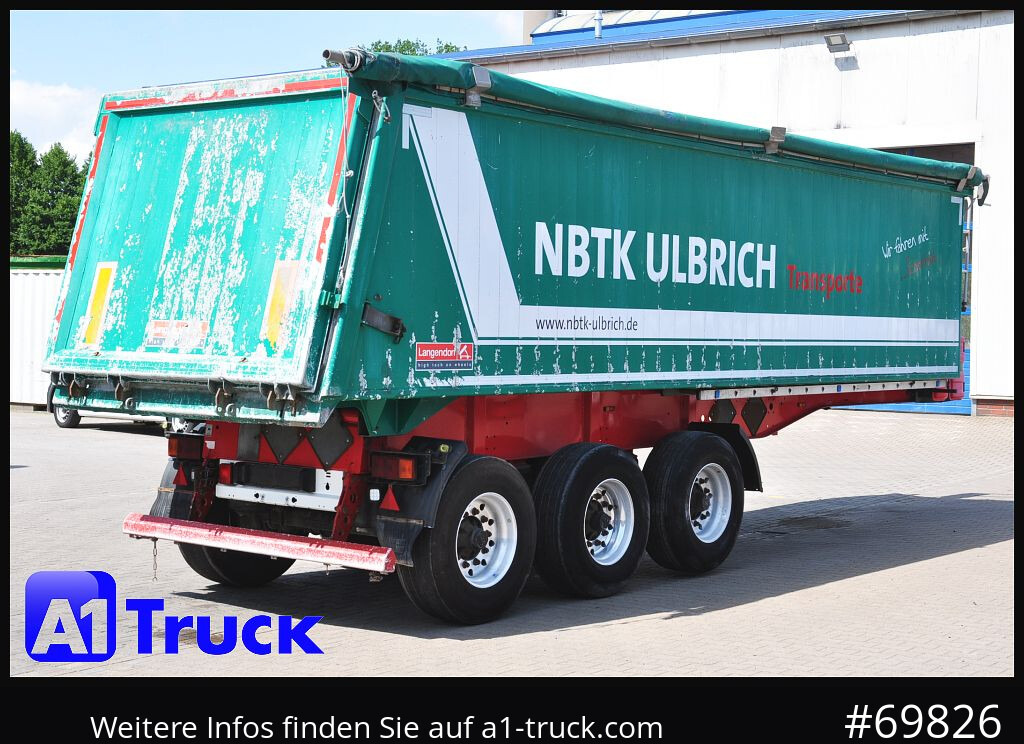 סמיטריילר עם מזהיר LANGENDORF SKA 24/30, 34m³  Alu, Liftachse, Alufelgen,: תמונה 9