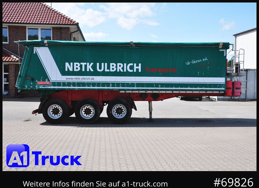 סמיטריילר עם מזהיר LANGENDORF SKA 24/30, 34m³  Alu, Liftachse, Alufelgen,: תמונה 8
