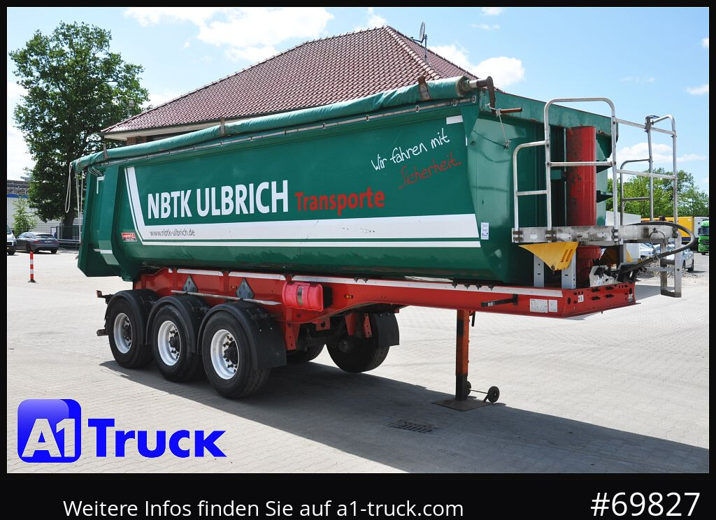 LANGENDORF SKS-HS 24-30, 26m³ Stahl, Lift Alufelgen, - סמיטריילר עם מזהיר: תמונה 1 LANGENDORF SKS-HS 24-30, 26m³ Stahl, Lift Alufelgen, - סמיטריילר עם מזהיר: תמונה 1